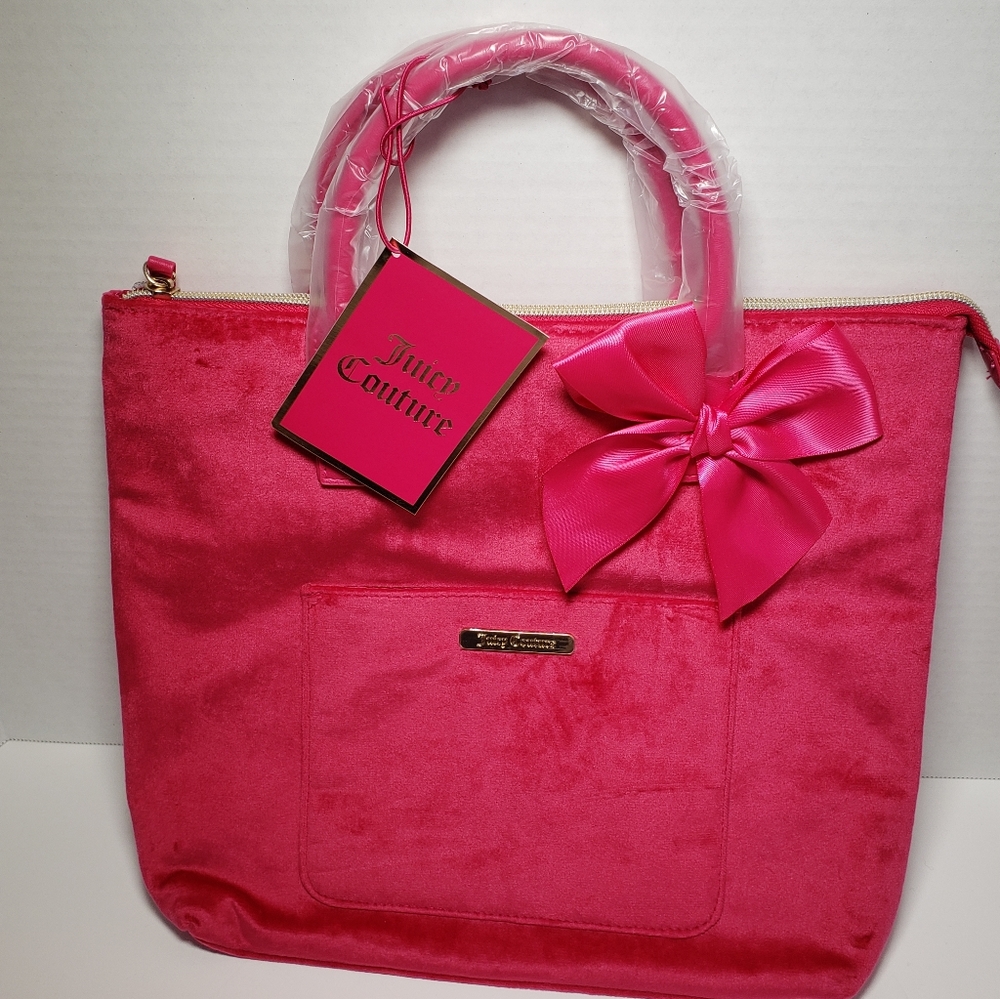 JUICY COUTURE Convertible Backpack Velvet Pink